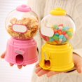 thumbnail image 3 of HLONK Cute Sweets Mini Candy Machine Bubble Gumball Dispenser Coin Bank, 3 of 3
