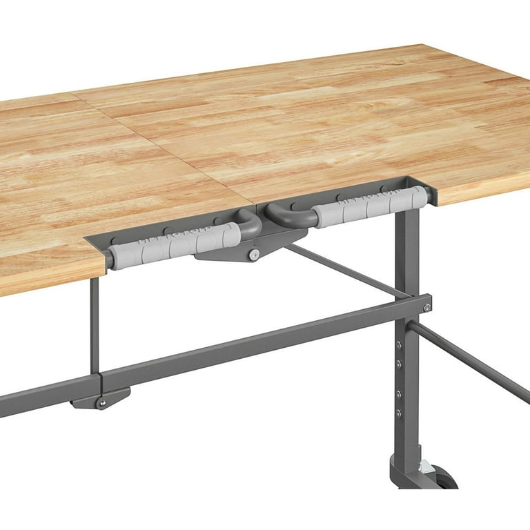 COSCO Smartfold Portable Folding Workbench, Hardwood Top COSCO Smartfold Portable Folding Workbench, Hardwood Top