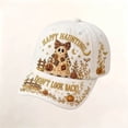 thumbnail image 2 of Wide Brim Sun Hats Halloween Baseball Cap with Cute Embroidery Hat, 2 of 5