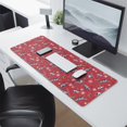 thumbnail image 2 of Long Mouse Pads for Desk,Red Cartoon Dinosaurs Snowflakes Pattern Desk Mats on Top Of Desks, Desk Mouse Pad Extra Large with 3mm Non-Slip Base and Stitched Edge for Gaming,Office,Work,Home 31.5"x11.8", 2 of 6