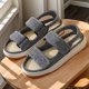 thumbnail image 4 of Sandalias Suela Gruesa Playa Verano Lino Antideslizante Cómodo para Hombres Y Mujeres, 4 of 9