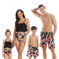 thumbnail image 2 of Men's Quick Dry Drawstring Waist Beach Swim Trunks Board Shorts, 2 of 4