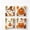 A, variant on Celsvanis Halloween Fall Throw Pillow Covers Set Of 4 Polyester Cushion Cases 2D Knit Look Printed Ghost Pumpkin Design For Sofa Couch Fall Home Decoration