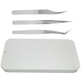 thumbnail image 2 of Eyelash Extension Tweezers Set, Artificially Polished Convenient To Handle Tweezers, For Replacement Needs Individuals, Eyelash Artists, 2 of 8