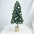 thumbnail image 6 of Uutvmp Mini Christmas Tree, Unique Top Greenery Tabletop Christmas Tree, with Stars Ornaments, Artificial Mini Xmas Pine Trees, Holiday Desktop Decorations, Tabletop Centerpieces, 6 of 6