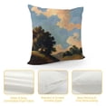 thumbnail image 4 of Orinice Trees Clouds Hill Graphic Decorative Cushion Throw Pillow Cover for Home Couch Living Room Bed Sofa, High-Quality 1PC Pillow Case 20x20in, 4 of 5