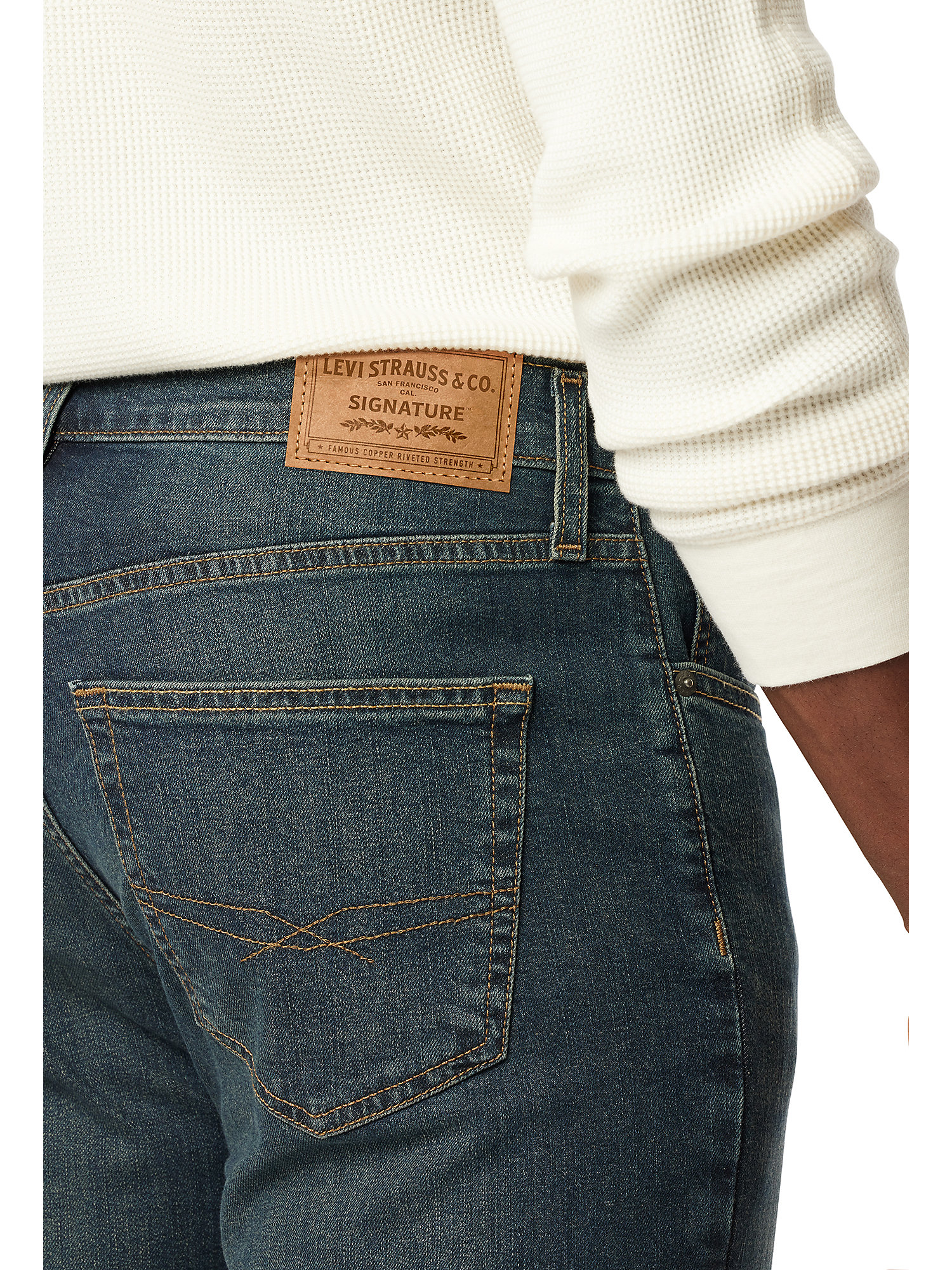 Levi Strauss Signature Men's Straight Fit Jeans photo 5