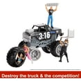 thumbnail image 6 of WWE Vehicle Wrekkin Stone Cold Crusher Monster Truck with Stone Cold Steve Austin Action Figure, 6 of 8