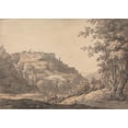 thumbnail image 3 of William Marlow 18x14 Black Modern Framed Museum Art Print Titled - Tivoli (ca. 1768), 3 of 5