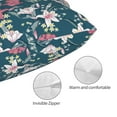 thumbnail image 3 of Pofeuu Lilies Flowers Print Polyester Microfiber Plush Pillowcases, Super Soft and Cozy Pillow Case Covers with Envelop Closure（Pillow core not included）-14"x20", 3 of 6