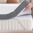 thumbnail image 4 of Hcore 3 Inch Extra Firm Memory Foam Mattress Topper,Pressure Relief for Back Pain,Non-Slip Bottom,Removable & Washable,Queen/King Sizes, 4 of 6