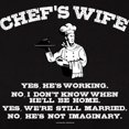 thumbnail image 3 of CafePress - Chef's Wife T Shirt - Women's Traditional Fit Dark T-Shirt, 3 of 4