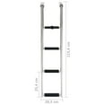 thumbnail image 5 of vidaXL Folding Boarding Ladder 4-step Stainless Steel, 92375, 5 of 5