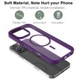 thumbnail image 5 of Galaxy S24 FE 5G Case,Magnetic Phone Case with MagSafe for Samsung Galaxy S24 FE 6.7",Takfox [Frosted] Shockproof Case Matte Hard Plastic & Silicone Rubber Full Body Bumper Protection Cover,Purple, 5 of 9
