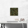 thumbnail image 2 of ARTCANVAS Army Green Camo Camouflage Machine Hand Gun Rifle Pattern Canvas Art Print - Size: 12" x 12" (1.50" Deep), 2 of 9