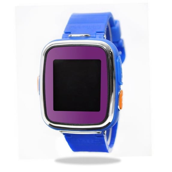 MightySkins VTKIDX-Solid Purple Skin for VTech Kidizoom Smartwatch DX Wrap Cover Sticker - Solid Purple
