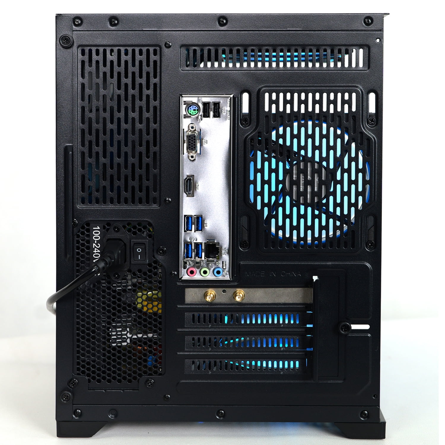 ICEWOLF Gaming Desktop PC AMD Ryzen 7 5700G Radeon Vega Graphics,16GB Ram 1TB SSD,WIFI BT Argb Fans Win 11 Pro