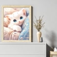 thumbnail image 2 of Hilo Algodón Ecológico Bordado Obra Arte Punto Cruz Con Gato 11CT 40x50cm, 2 of 9