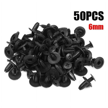 

6mm Hole Bumper Closure Rivets Push Hood Foor Fixing Clip For Toyota for Honda
