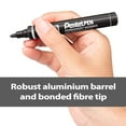 thumbnail image 2 of Pentel Pen N50 Permanent Markers Medium Tapered Tip Black (Pack of 12), 2 of 8
