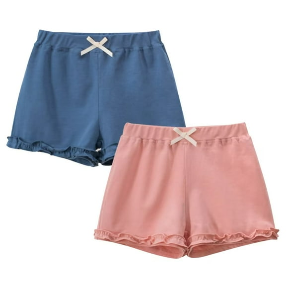 Girls Summer Casual Shorts 2-10 Years Kids Athletic Running Gym Sports Shorts Colourful Beach Short Pants Underdress
