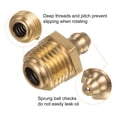 thumbnail image 4 of Unique Bargains 5 Pcs Raccord Droit en Laiton R1/4-19 Filetage SAE Accessoires de Tétine Hydraulique, 4 of 7
