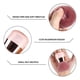 thumbnail image 3 of 2 uds cepillo para polvo de uñas rosa, cepillo para polvo para inmersión en uñas, cepillo limpiador para uñas, 3 of 6
