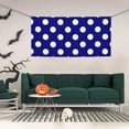 thumbnail image 2 of Picia Navy And White Polka Dot Pattern Party Banner, Festive Decoration, Holiday Banner, Celebration Decor, Event Banner, Reusable Party Banner-Medium, 2 of 8