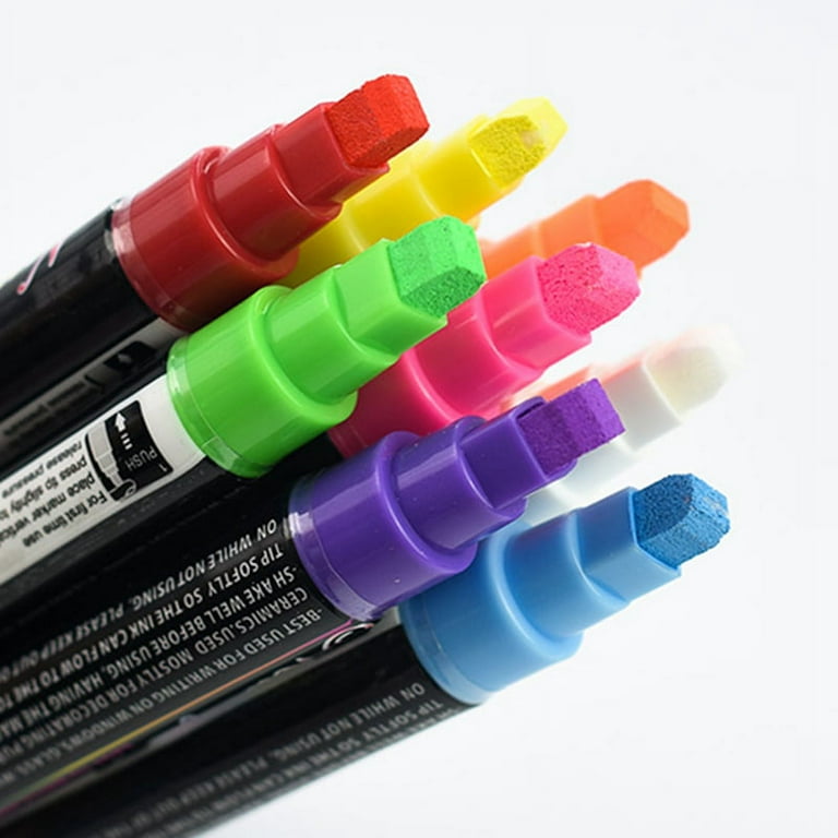 Voilamart Chalk Markers - Pack of 8 Erasable Liquid Pens, Upgrade