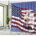thumbnail image 5 of Ambesonne American Flag Shower Curtain, Bless America Flag, 69"Wx75"L, Multicolor, 5 of 5