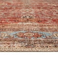 thumbnail image 4 of Echo Loom Anabella Brick / Blue 3'-6" x 5'-6" Accent Rug, 4 of 6