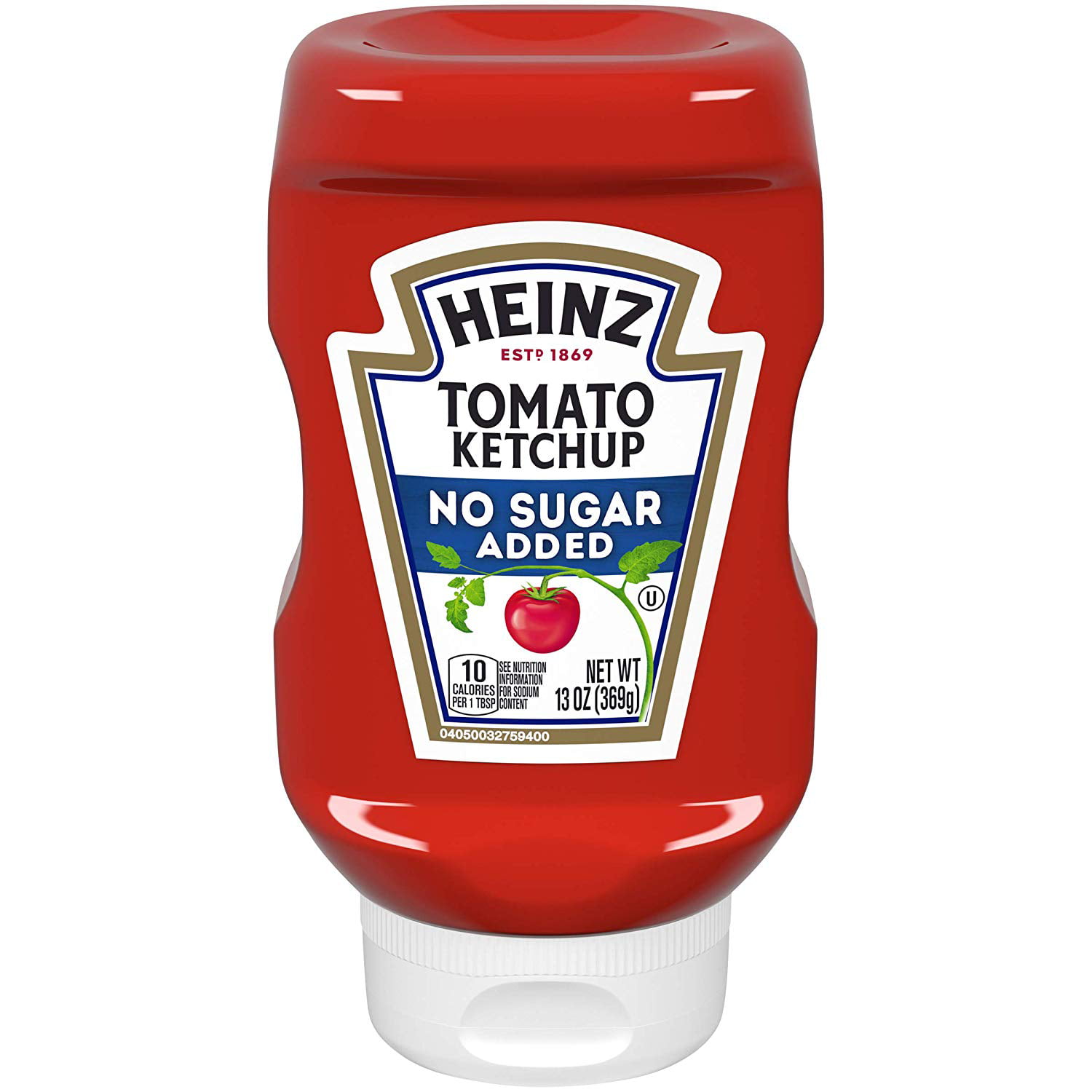Heinz Ketchup No Added Sugar (13oz Bottles, Pack of 6)
