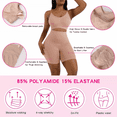 thumbnail image 5 of Wish Women's Yoga 2 Piece Seamless Workout Outfits Running Crop Top Gym High Waist Sport Shorts Set Size L S002, 5 of 5