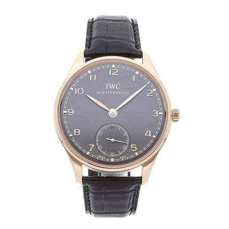 Pre-Owned IWC Watch Portuguese Hand Wound IW5454-06 (15 Month WatchBox (Best Hand Wound Watches)