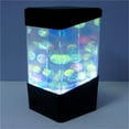 thumbnail image 4 of EGYMEN Jellyfish Volcano Lamp, Aquarium LED Lights Night Table, 4 Types of Underwater World Soothing Lights, Flashing Jellyfish Lamp for Home or Gift, 4 of 5