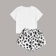 thumbnail image 5 of Camisones Gibobby para mujer Traje de camisón Ropa de dormir Cool Printed Cow Negro L, 5 of 5