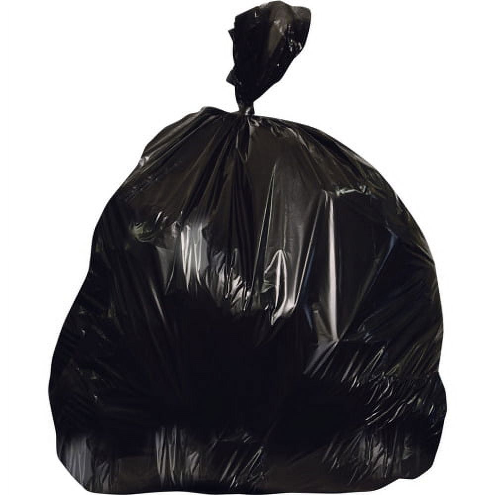 Heritage Low-Density Trash Bags, 12-16 gal, 0.7 mil, 24 x 32, Black, 500/Carton