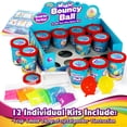 thumbnail image 7 of Creative Kids Make Your Own Bouncy Ball DIY Craft Kit For Kids - Individual 12 Pack Bulk Activity Set – Science STEM Party Favor Gift For Boys & Girls Kids 6+, 7 of 7