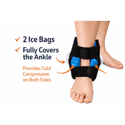 Double Ankle / Foot Ice Pack and Wrap