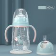 thumbnail image 1 of Taza de agua de dibujos animados para niños recién nacidos, vasos de alimentación para bebés con pajitas, botellas de agua a prueba de fugas, vasos portátiles para niños, bebedero para exteriores, 1 of 4