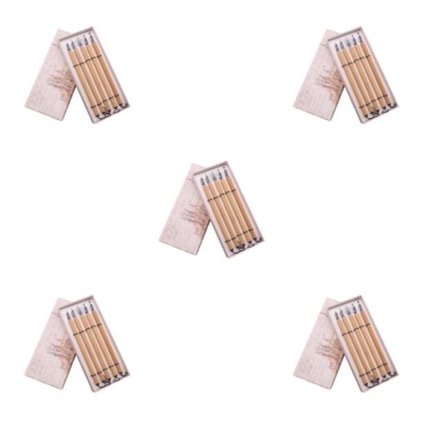 Matsuzay 5pcs / set Luxury Feel Elegant Calligraphy Pen Set para una escritura suave Fácil de sostener Bolígrafos de caligrafía duraderos Type2 NO2