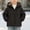 Black, variant on Abtuhar Toddler Boys Fall Winter Hooded Casual Outerwear and Jackets Solid Fleece‑lined Padded Coat with Side Pockets for 2‑9 Years