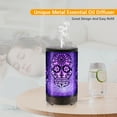 thumbnail image 2 of Skull Essential Oil Diffuser, Daroma 100ml Metal Aromatherapy Ultrasonic Cool Mist Humidifier Air Scent Home Office Gift, 7 Colors Changed LED Mood Light, Waterless Auto-Off, 2 of 7