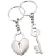 thumbnail image 4 of 1 par de llaveros de metal con forma de corazón a juego para parejas, regalo para hombres y mujeres, 4 of 7