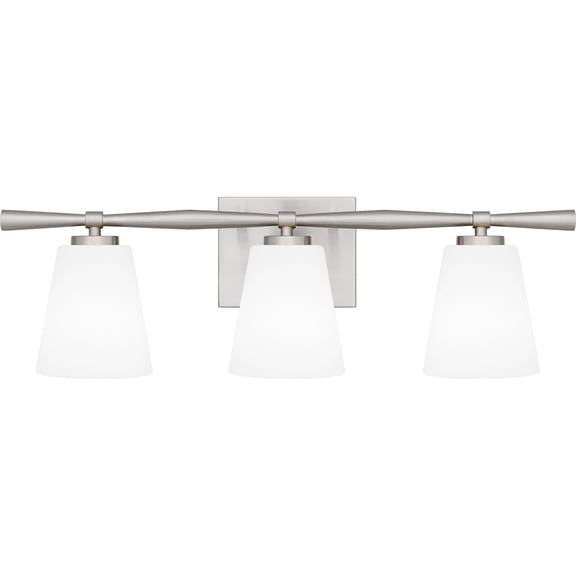Brindley 3-Light Brushed Nickel Vanity Light