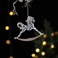 thumbnail image 2 of Christmas Ball Bauble Crystal Deer Flower Ornament Indoor Outdoor Hanging Decoration Holiday Party Wedding Halloween Thanksgiving Valentine's Day Decor, 2 of 6