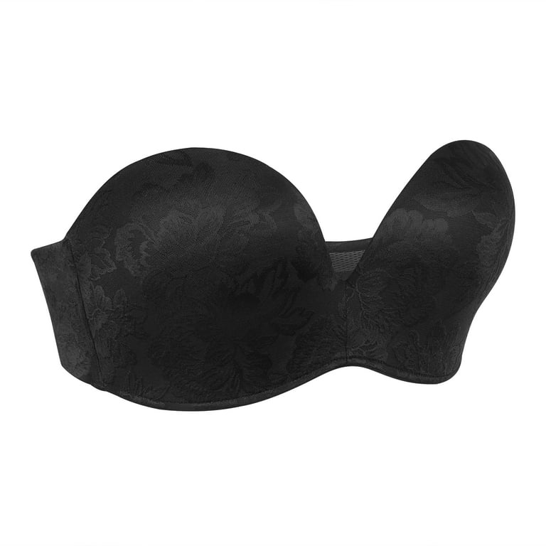 30d Breast Sizewire-free Lace Push-up Bra For Big Busts - Floral Full Cup  Support