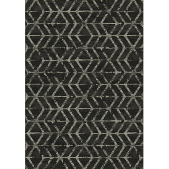 Milliken Imagine Figurative Area Rug MOD TRIBE NIGHTHAWK Mod Tribe Nighthawk 3' 10" x  5' 4" Rectangle