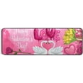 thumbnail image 5 of SKYSONIC 2'X6' Valentines Day Love Runner Rug with Rubber Backing, Non Slip Entryway Rug Runner Washable Soft Area Rug Carpet for Hallway Bedroom Kitchen Decor, 5 of 6