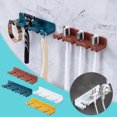 thumbnail image 3 of Wovilon Hangers Free Punching Strong Paste Hook Toothbrush Rack Bathroom Sticky Hook Storage, 3 of 3